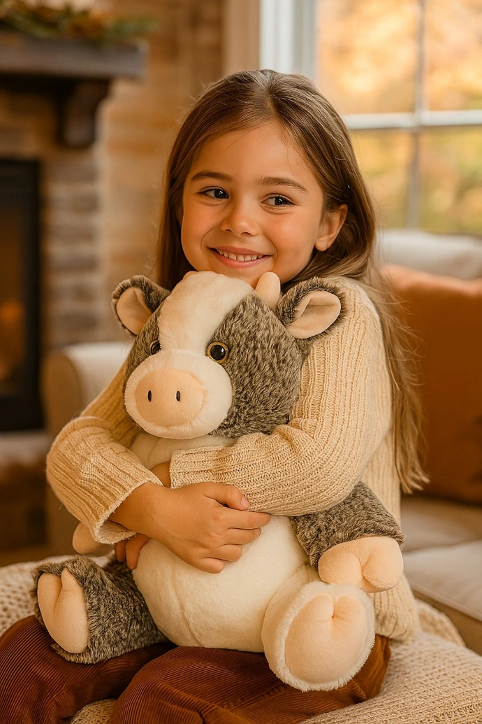 Kind met knuffel