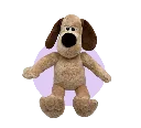 Gromit_zittend_1_vooraanzicht_Wallace_knuffel_build_a_bear_teddybeer_maakeenbeer.webp
