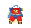 Tenue Superbear avec cape et masque