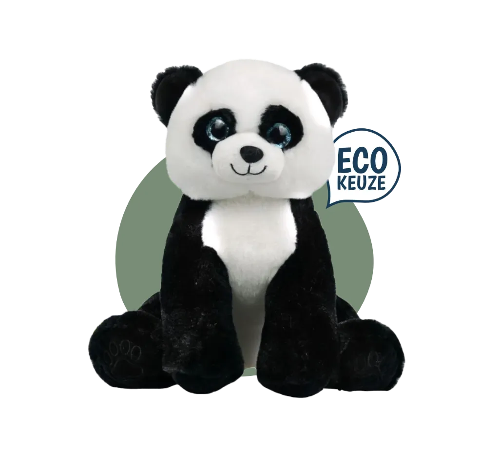 Balou De Pandabeer (Eco) (Synthetische wol, Ik wil mijn knuffel zelf thuis vullen)